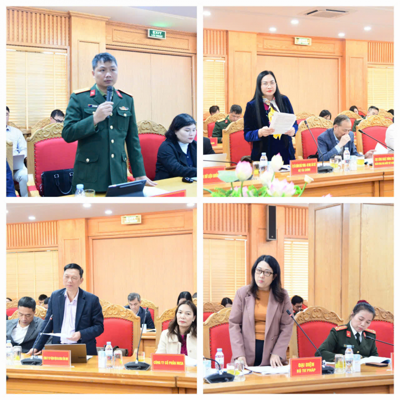 Các đại biểu tham luận tại hội thảo.