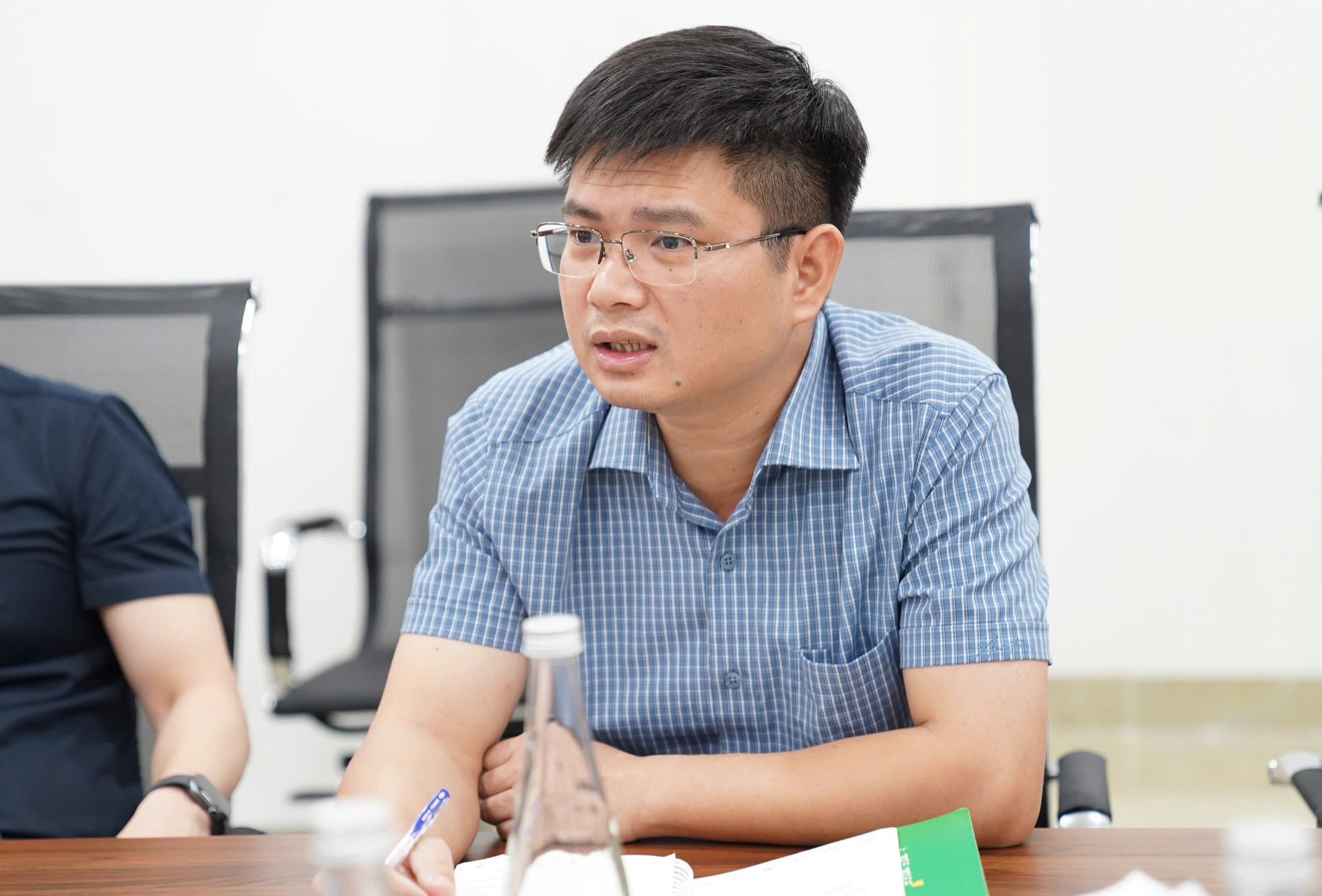 Ông Đào Đức Triệu – Tổng thư ký Hiệp hội Dữ liệu quốc gia phát biểu tại buổi làm việc